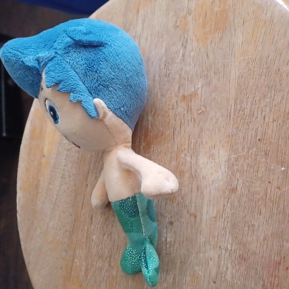 -Nick Jr Bubble Guppies Gil Plush Stuffed Toy 7" Blue Hair Merperson Mermaid Boy - Picture 12 of 12
